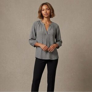 Joie 100% Silk Printed Blouse | Size Small